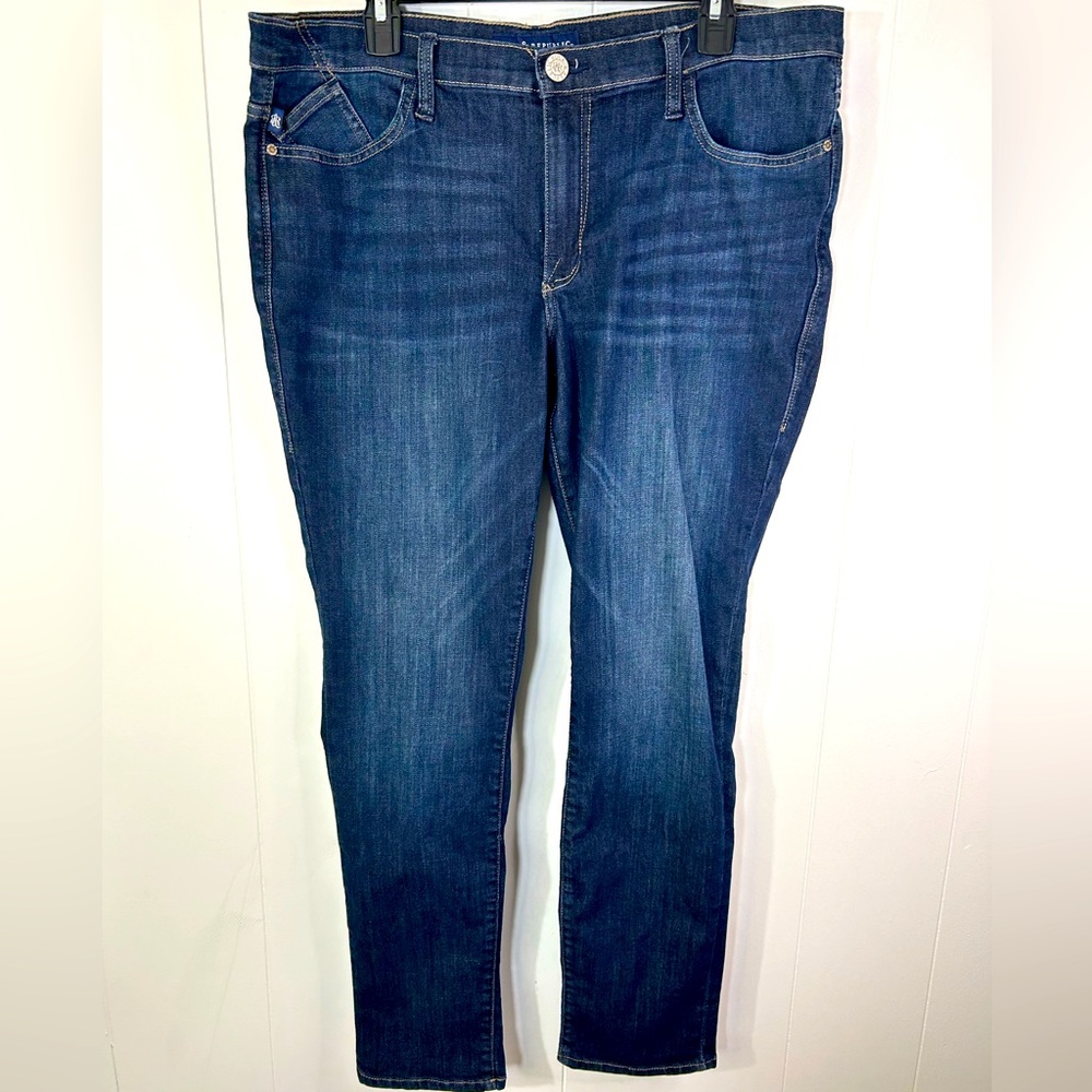 Dark Blue Women's Stretch Denim Jeans